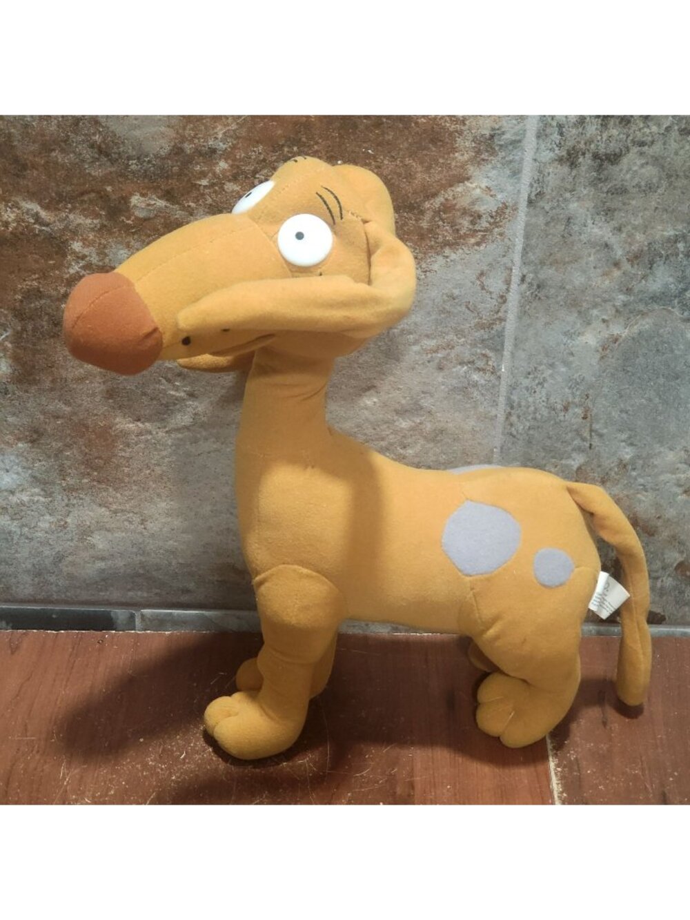 VTG 2000 Nanco Nickelodeon Rugrats Spike The Dog Plush Stuffed Animal Toy 12"